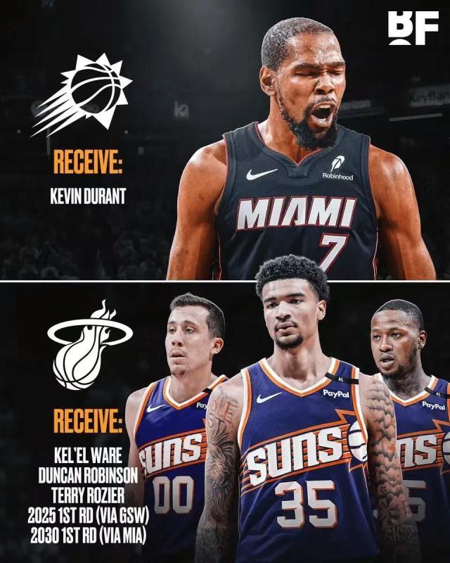 BOYU SPORTS-美媒模拟太阳热火交易 KD要把天赋带去迈阿密？